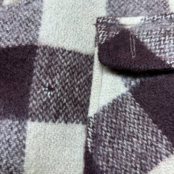 Vintage Weather Master Jacket Women Large Brown Wool Minnesota Woolen Co 50s 60s - Picture 8 of 16